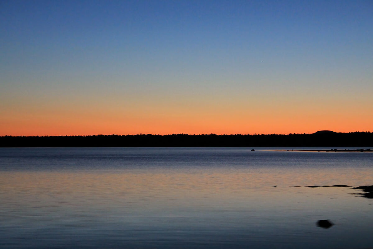 Coucher de soleil en Acadie