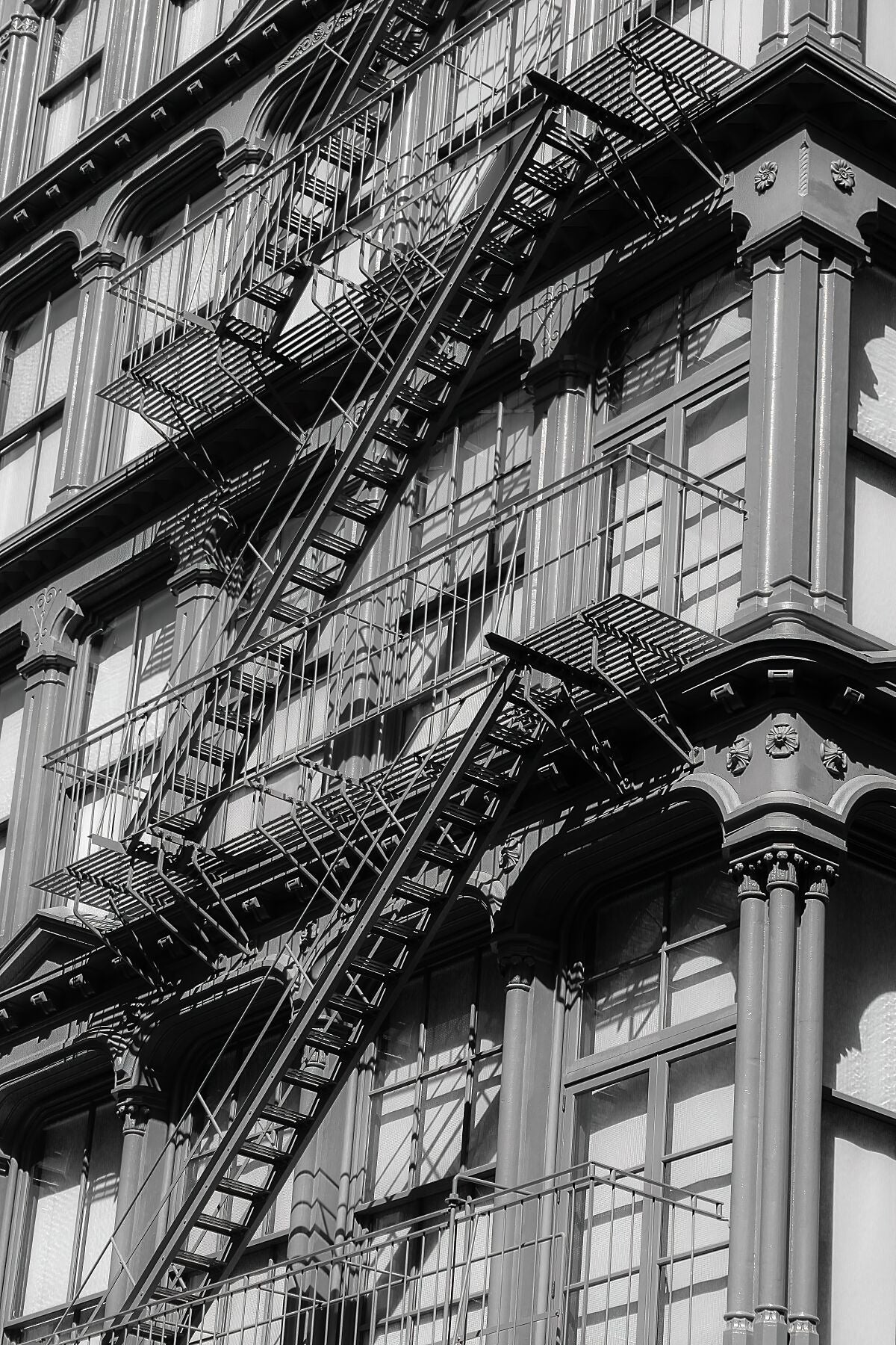 Bâtiment SoHo en gros plan