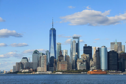 Vue du centre-ville de Manhattan